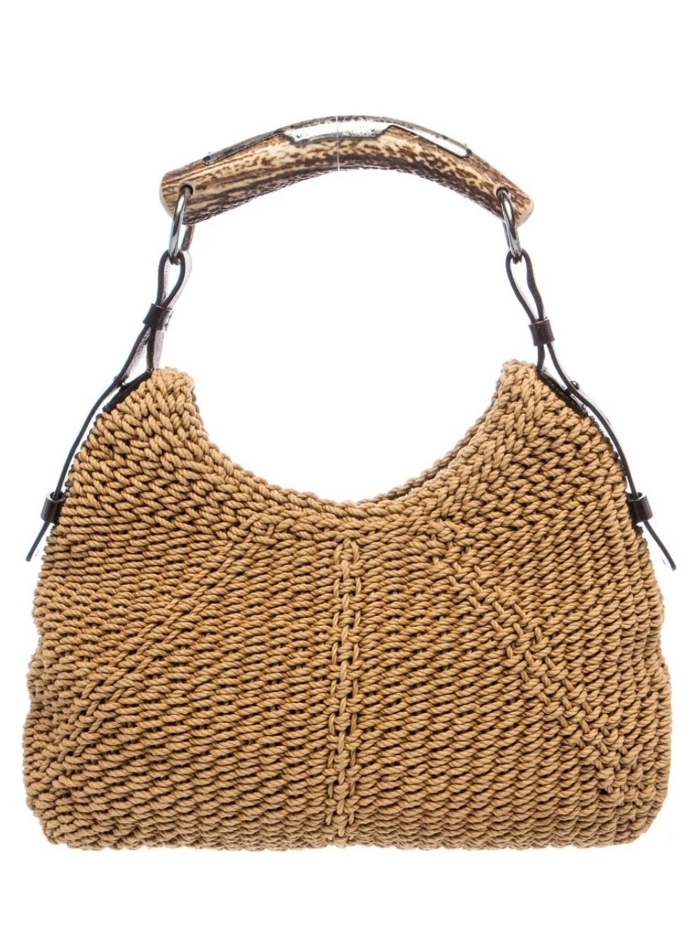 Yves Saint Laurent  Mombasa Bag— rattan woven. Tom Ford era.  MINT CONDITION.